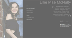 Desktop Screenshot of elliemaemcnulty.com